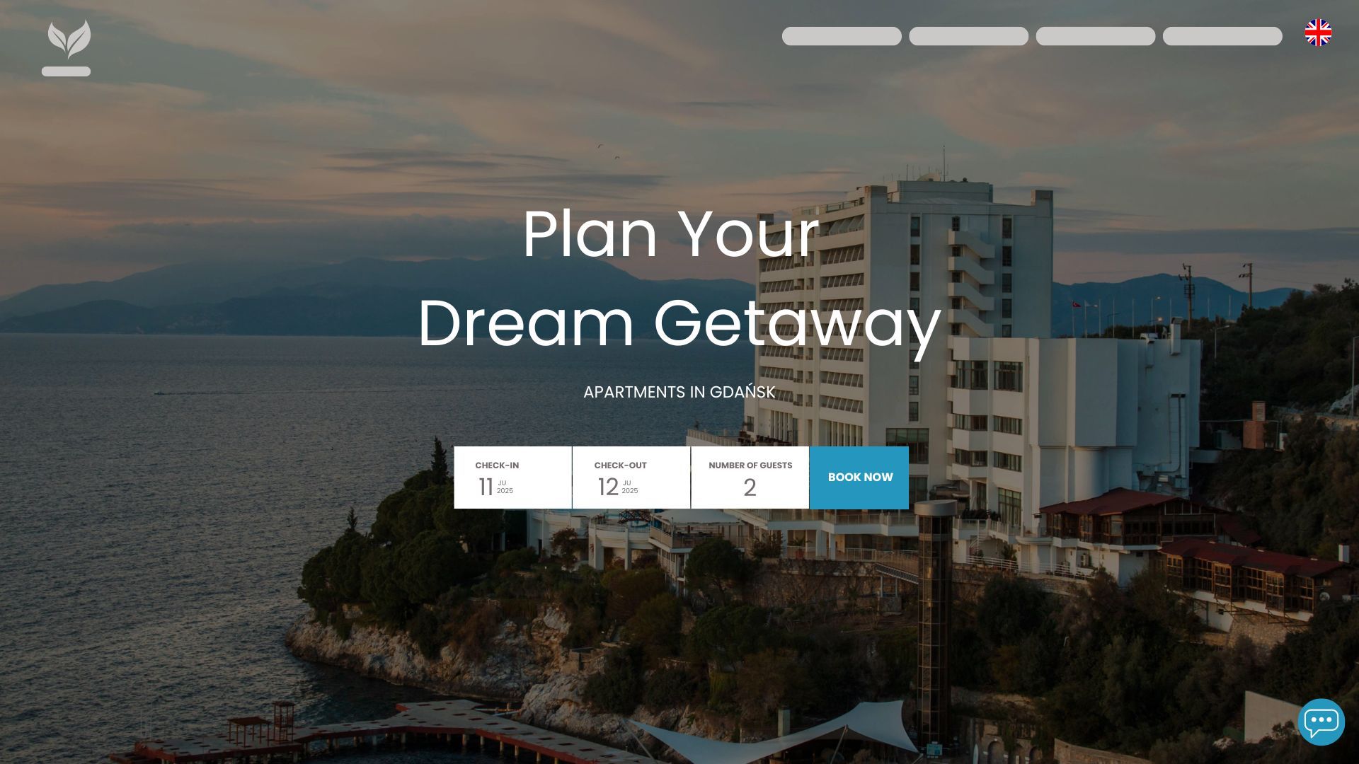 This website doesn’t overwhelm visitors with dozens of visual distractions. The layout feels calm and focused. Most importantly - booking a stay takes just a few seconds.